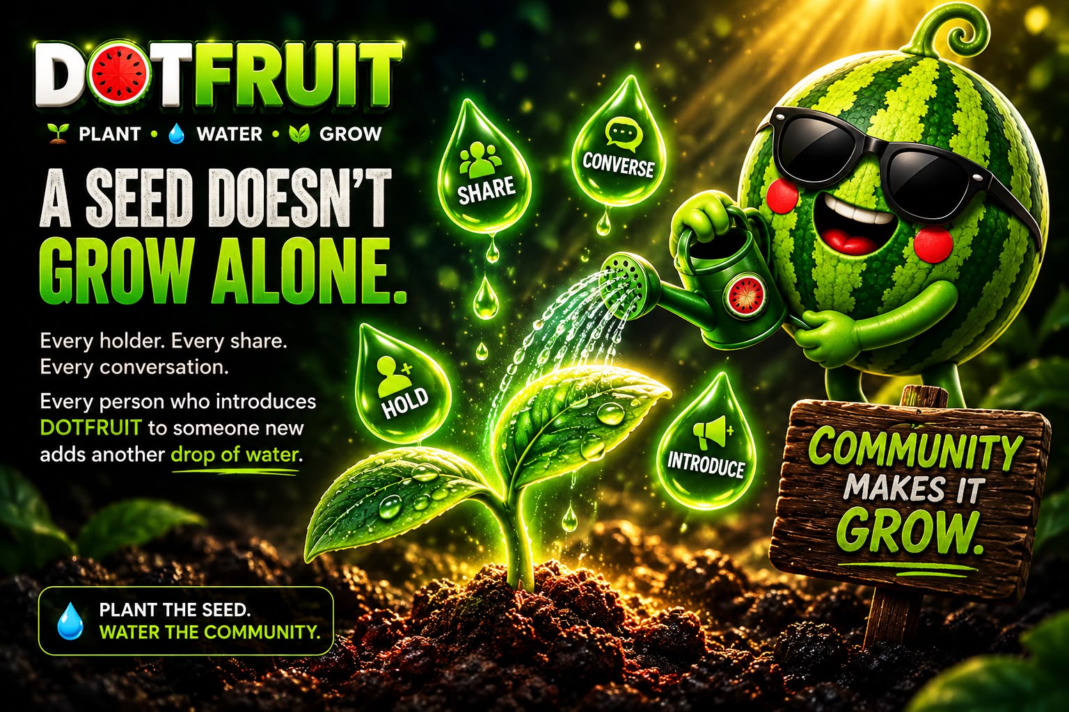 DOTFRUIT Water the Community